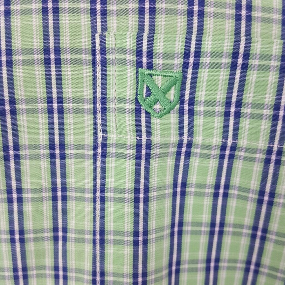 Barbour men classic button up shirt long sleeve logo regular fit size L - Picture 4 of 8